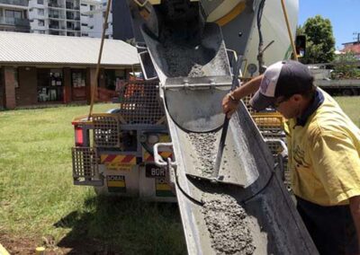 Dontated Concrete Path